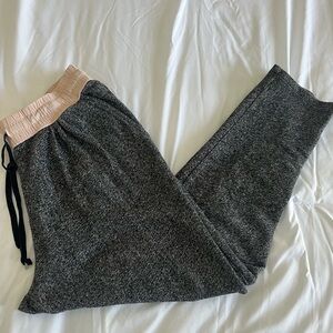 H&M Straight Leg Lounge Sweat Pant Drawstring Waist Womens M Pants